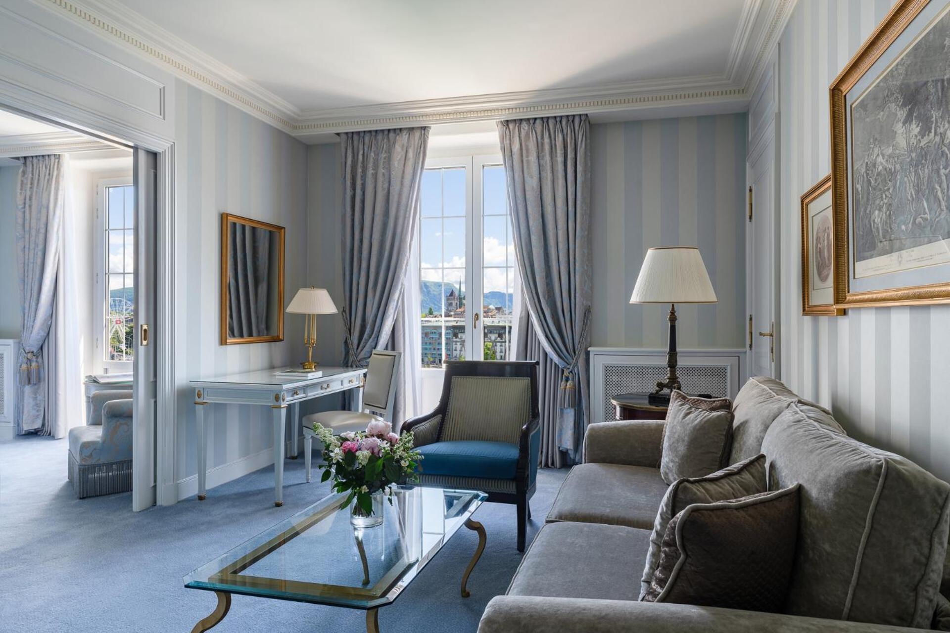 Four Seasons Hotel Des Bergues Geneva Room photo